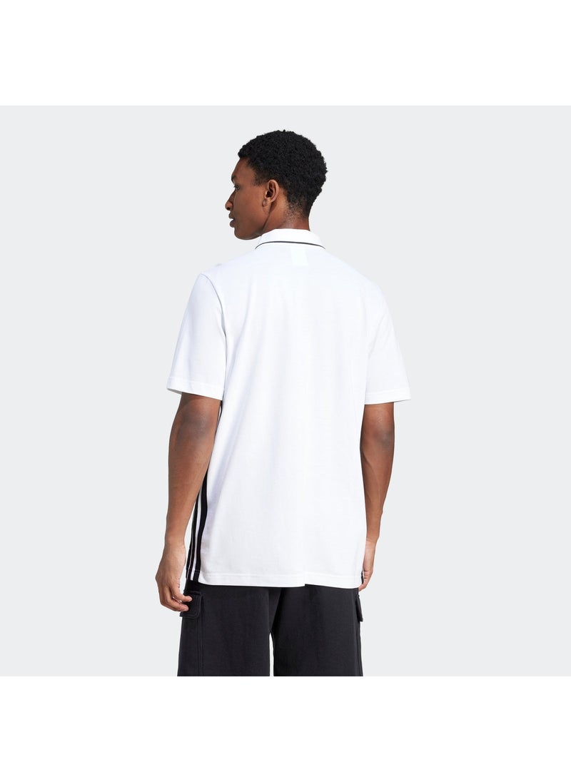 Adidas Essentials Three Stripes Pique Polo Shirt - Image 2